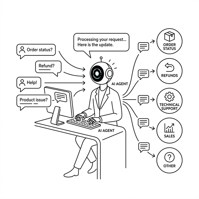 當有客戶留下訊息時